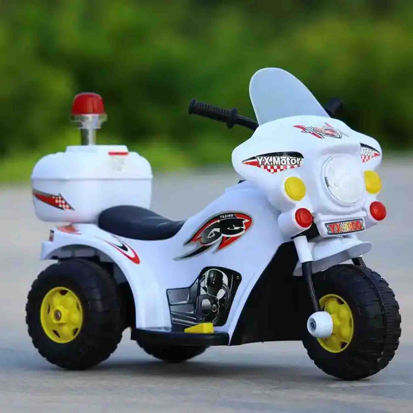 Moto Policial V2 M25 Electrica Correpasillo Luces Sonido