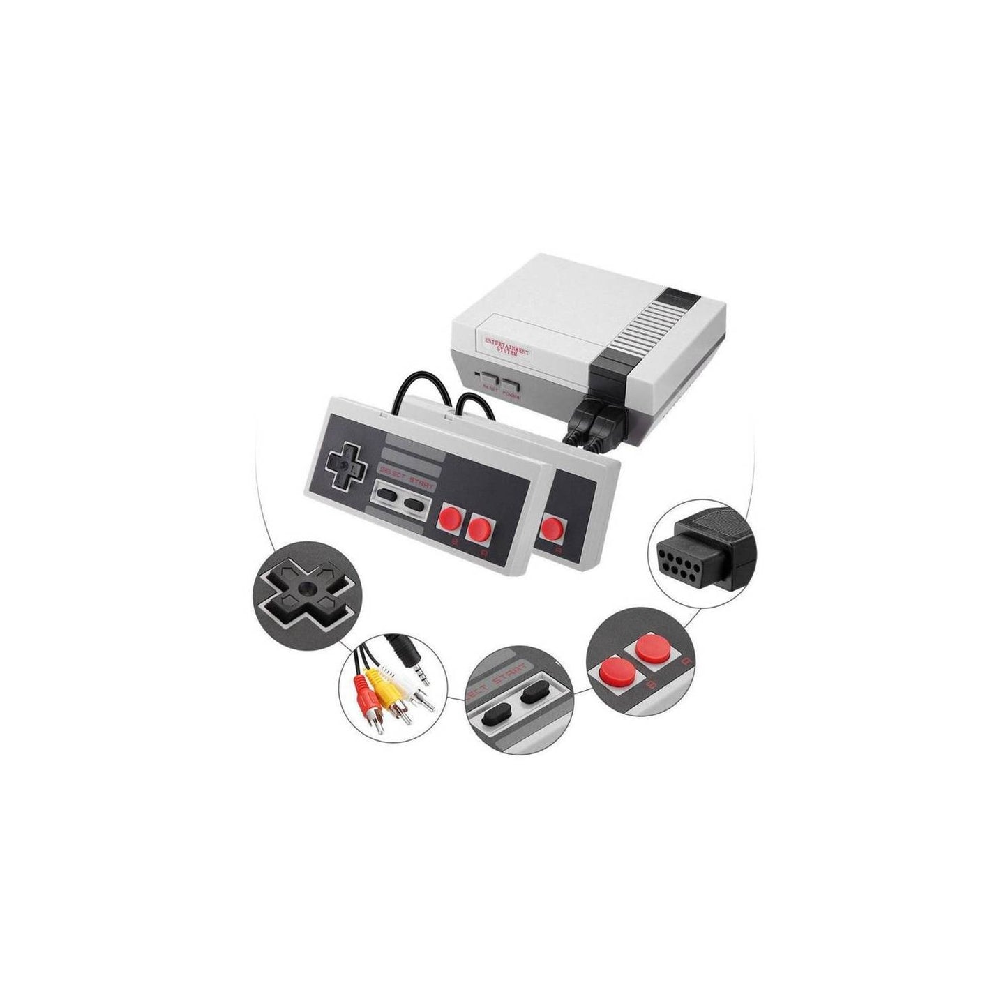 Consola Tipo Nintendo SNES + 2 Controles + 620 Juegos Incluidos