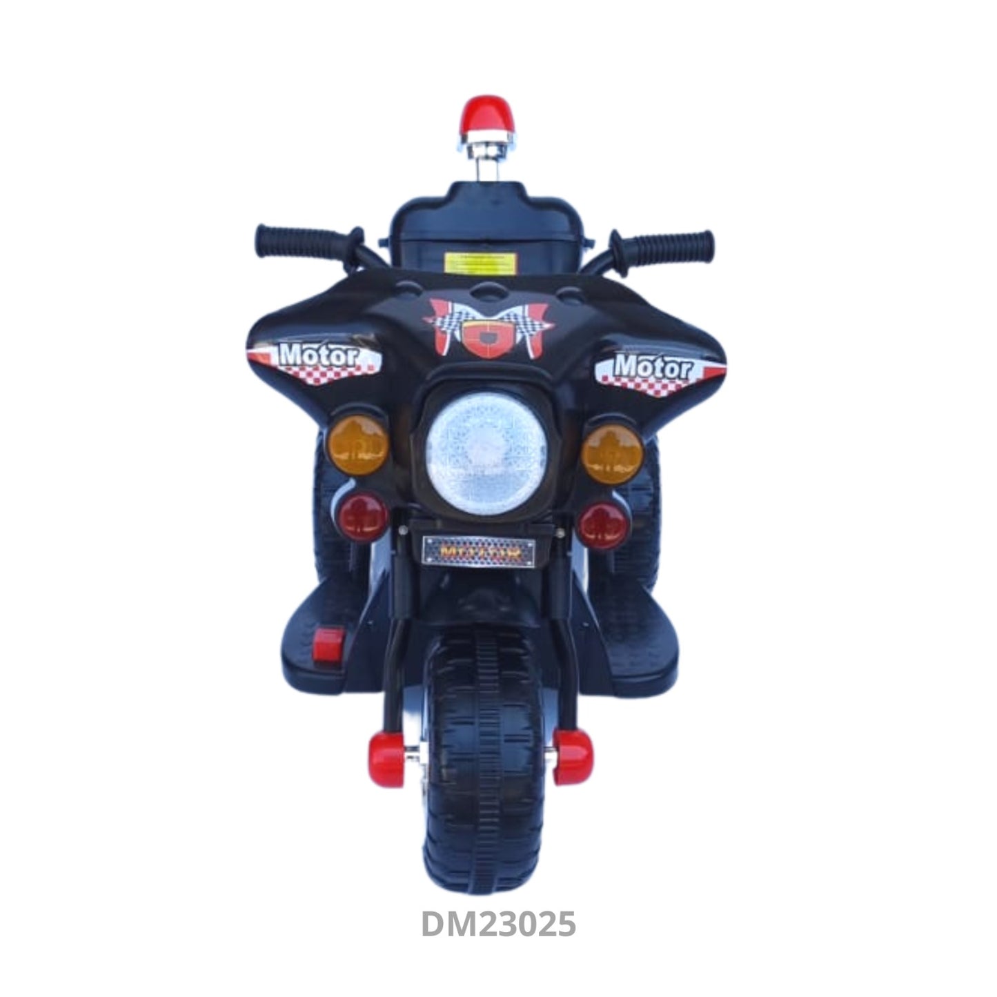 Moto Policial V2 M25 Electrica Correpasillo Luces Sonido