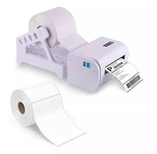 Impresora Térmica Portatil Etiqueta Usb Bluetooth Base Rollo