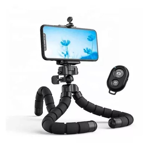 Trípode Celular Cámara Selfie Portátil + Control Bluetooth