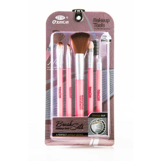 Set 5 Brochas Maquillaje Pinceles Cepillo Pestaña Ojo Ceja