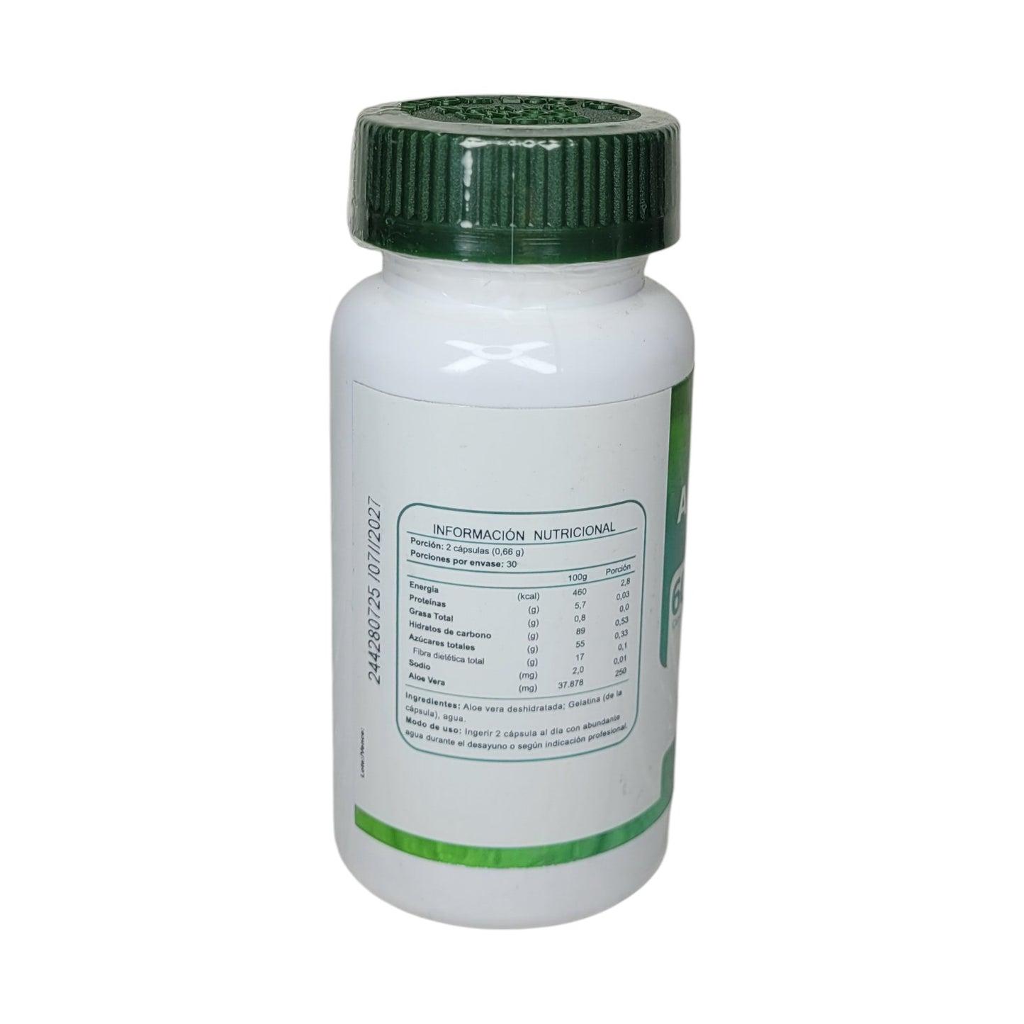 Suplemento Aloe Vera FNL 60 Cápsulas Bienestar Digestivo