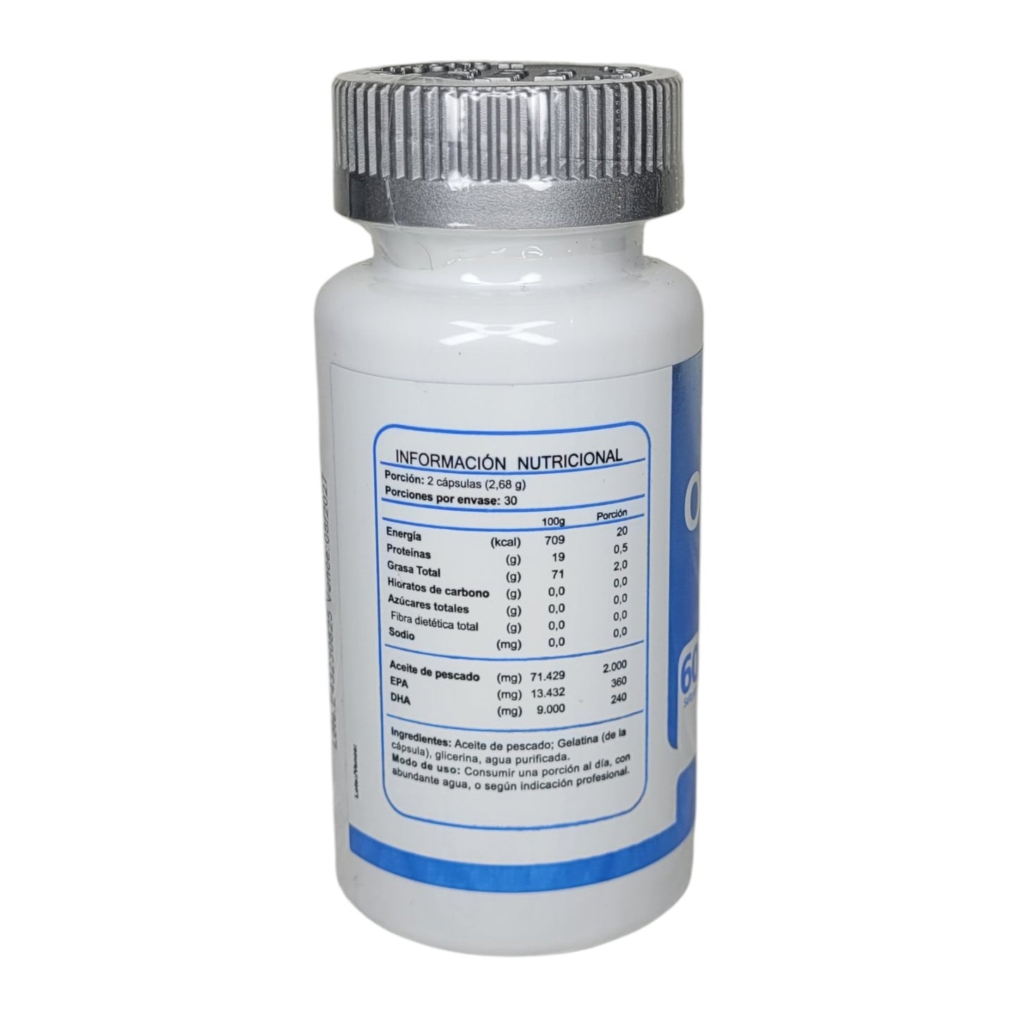Omega 3 DHA FNL Concentrado Salud Cardiovascular Cerebral