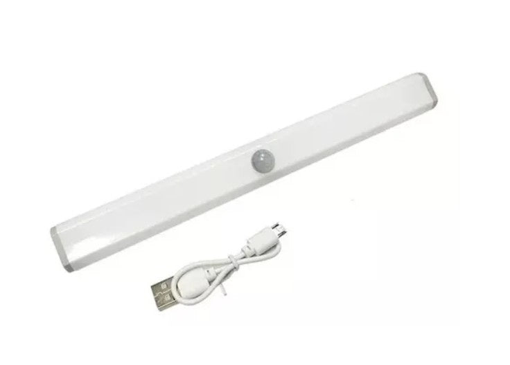 Luz Led Recargable Sensor Movimiento 10cm Lámpara 6 Modos