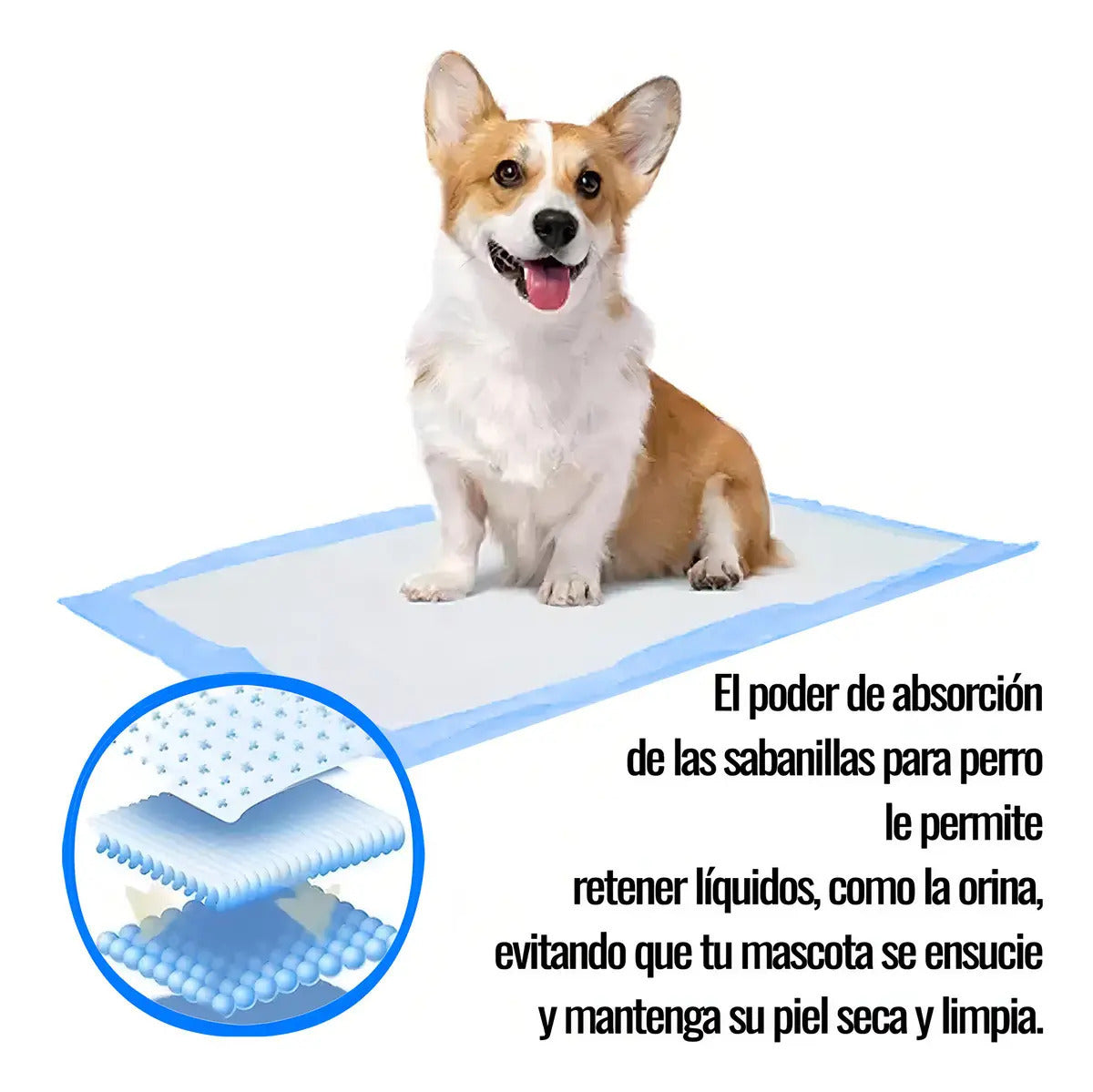 Pack 20 Pañales Sabanillas Mascotas Perros Gatos 90x60 cm