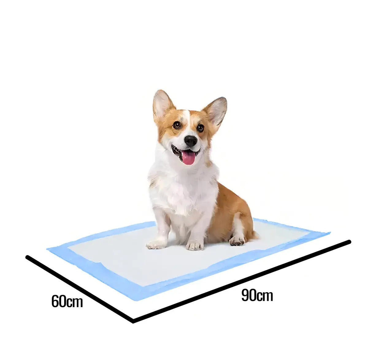 Pack 20 Pañales Sabanillas Mascotas Perros Gatos 90x60 cm