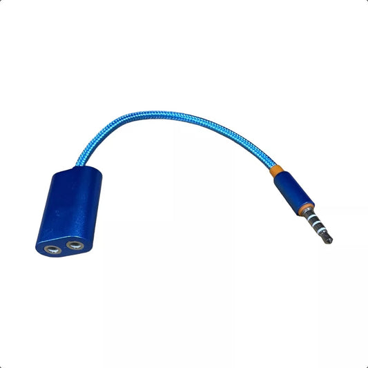 Adaptador Duplicado Audio Jack Auxiliar 3.5 Macho A 2 Hembra