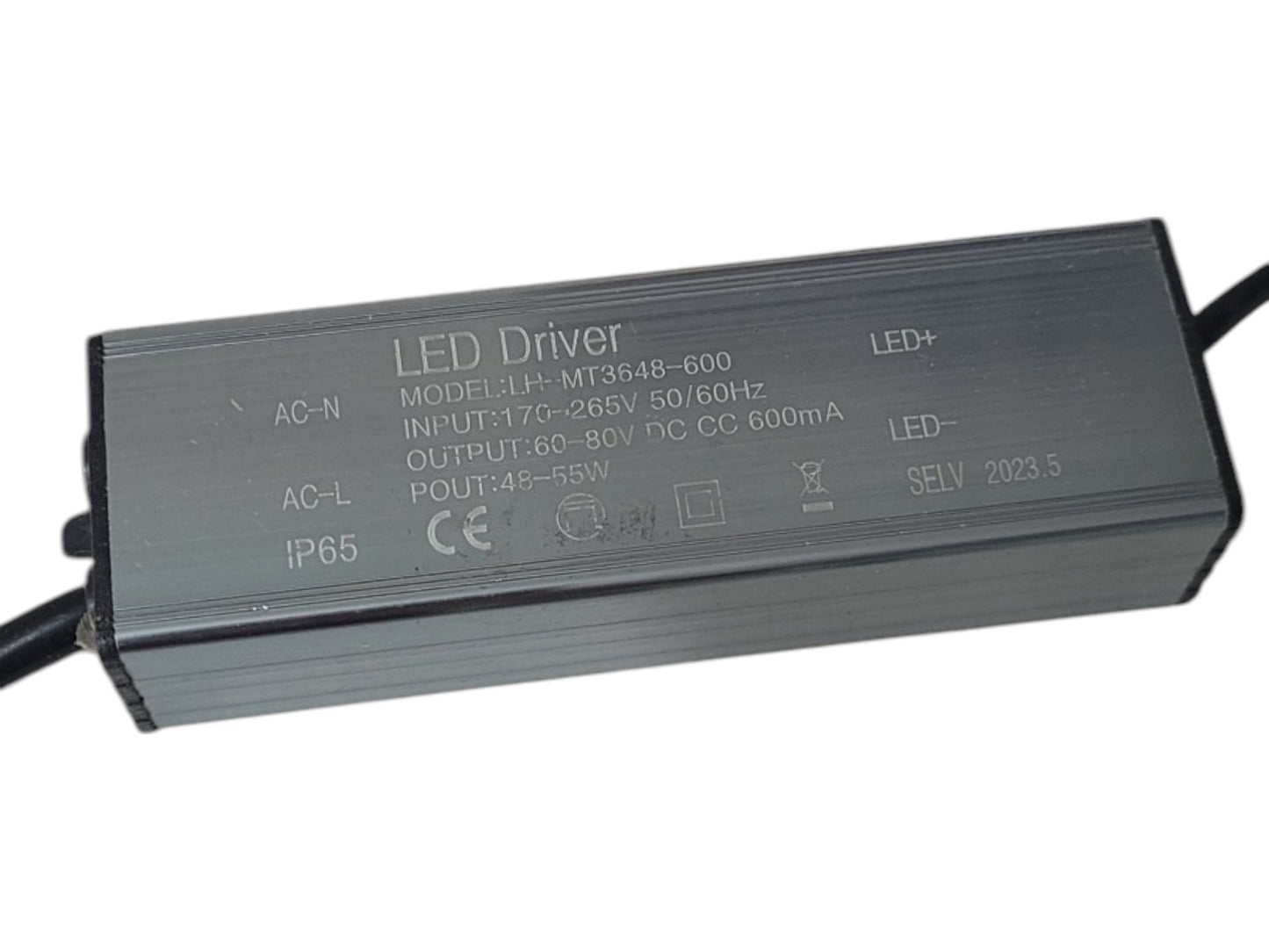 Driver LED Controlador 60-80 V IP65 Corriente Voltaje