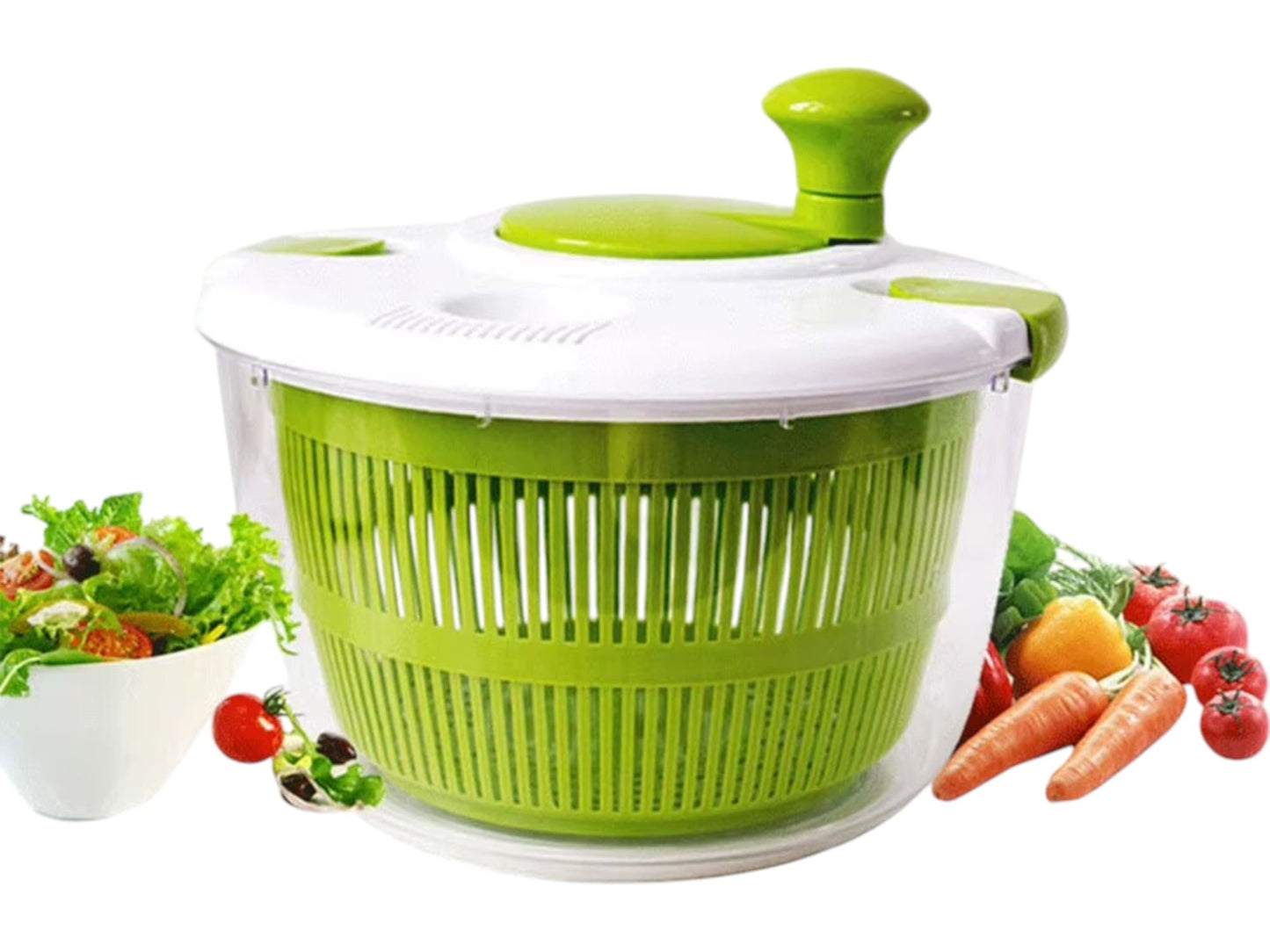 Escurridor Ensalada Centrifuga Secado Rapido Frutas Verduras