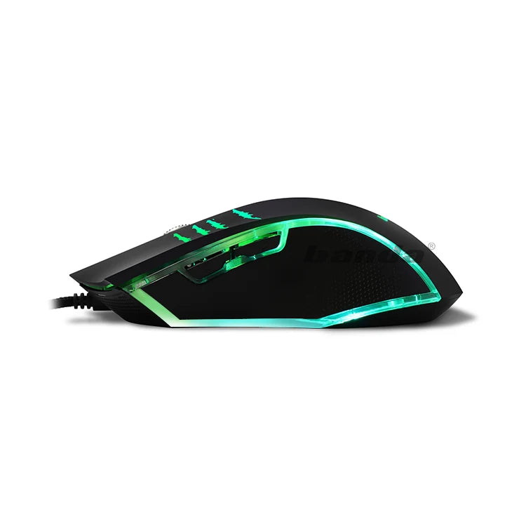 Mouse Gamer Banda Xierra P1 USB RGB 3600 DPI 6 Botones Negro