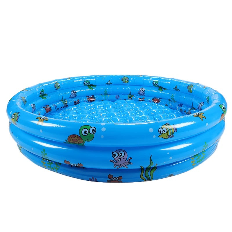 Piscina Inflable Acolchada Plástico Niño Verano 140 X 40 Cms