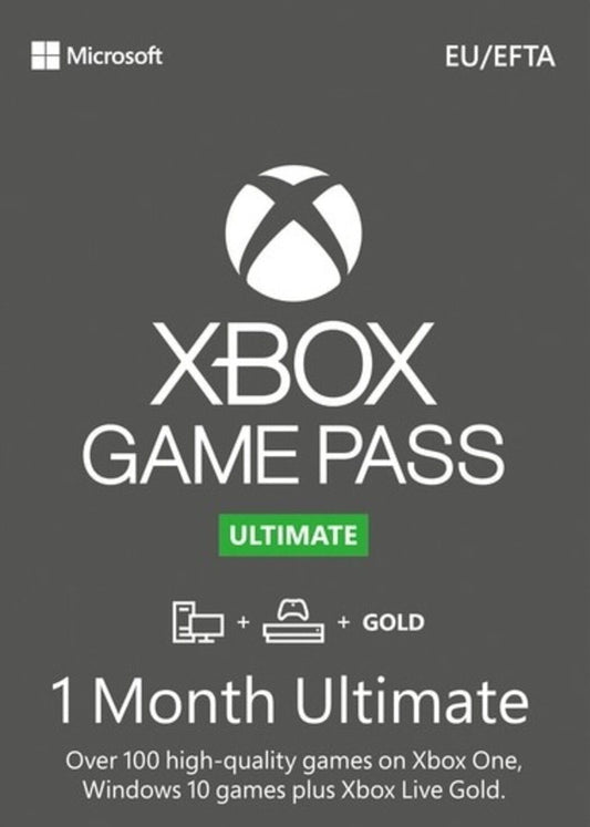 Xbox Game Pass Ultimate 1 Mes Código Digital USA Consola PC