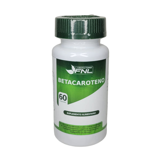 Betacaroteno FNL 60 Cápsulas Protección Solar Antioxidante