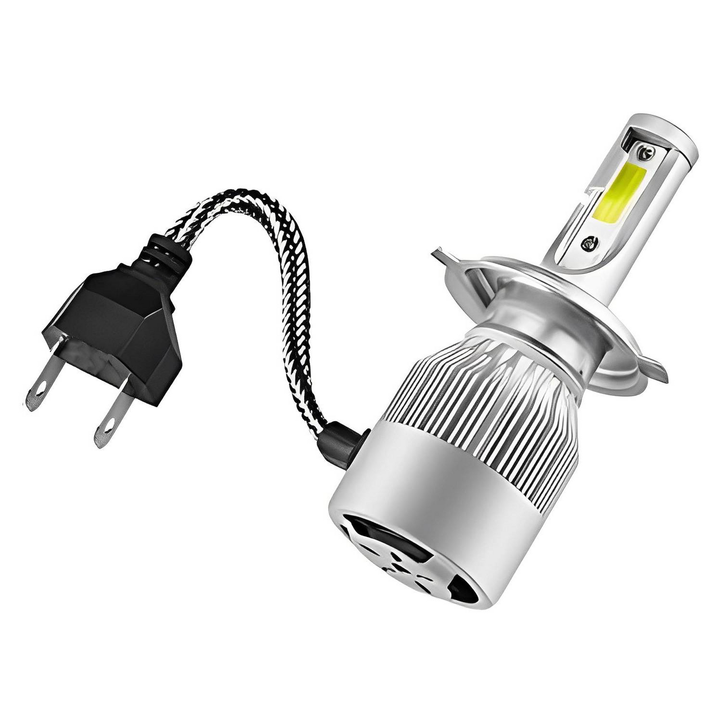 Kit Turbo Focos Ampolleta Led H7 36W C6 Luz Blanca 3800LM