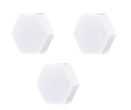 Pack De 3 Luces Led Con Forma Hexagonal De Pared + Control