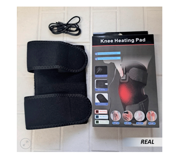 Rodillera Térmica Recargable Con Grafeno Knee Heating Pad