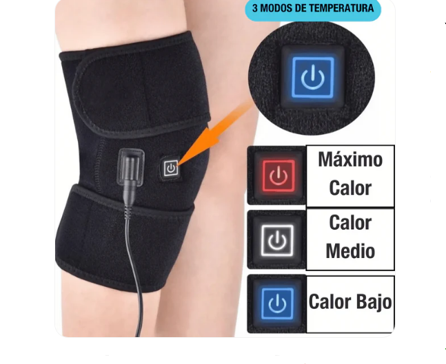 Rodillera Térmica Recargable Con Grafeno Knee Heating Pad