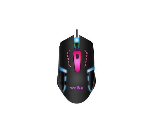 Mouse Gamer Weibo M39 3200 Dpi 3 Botones Iluminación Led