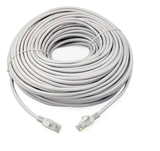 Cable De Red Cat5e Rj45 20 Metros Para Interior Armado