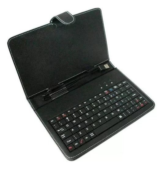 Kit Tablet 10.1  Estuche Con Teclado IRT Usb Audifonos Microfono