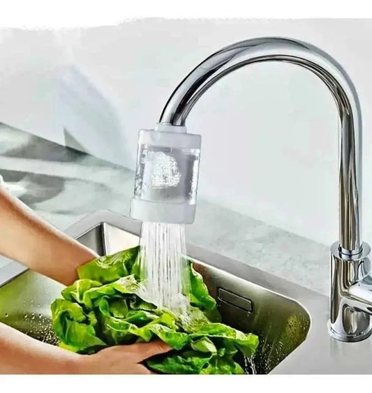 Purificador De Agua Filtro Grifo Fregadero Baño Cocina Metal