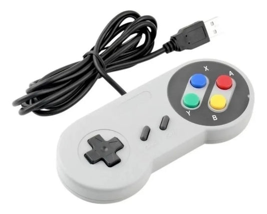 Control Joystick Tipo Snes Usb Arcade Especial Emuladores