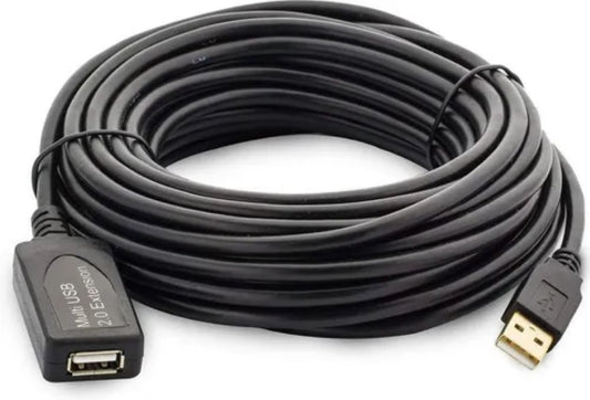 Cable Extension Usb 2.0 Macho Hembra 10mts No Pierde Calidad