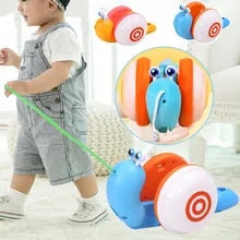 Juguete Caracol Arrastre Luces Led Interactivo Bebés Niños