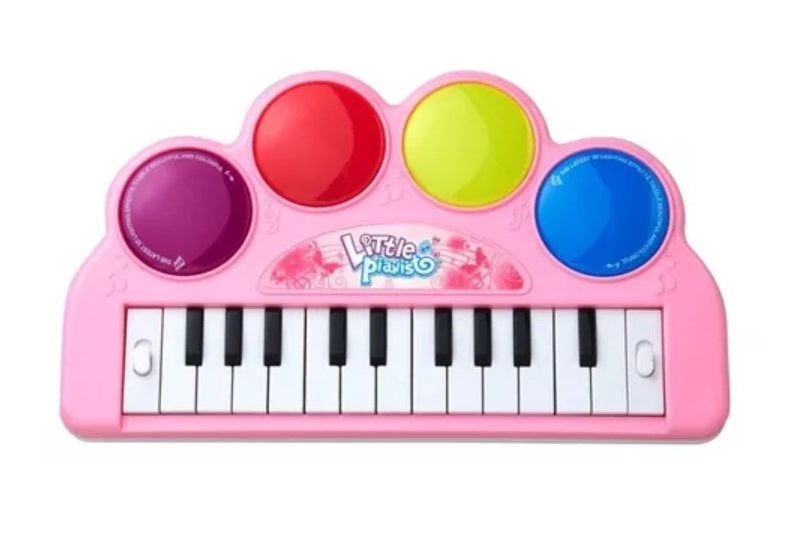 Piano Teclado Eléctrico Musical Luces Y Sonidos Niño Juguete